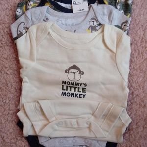 4 pack longsleeve onsies